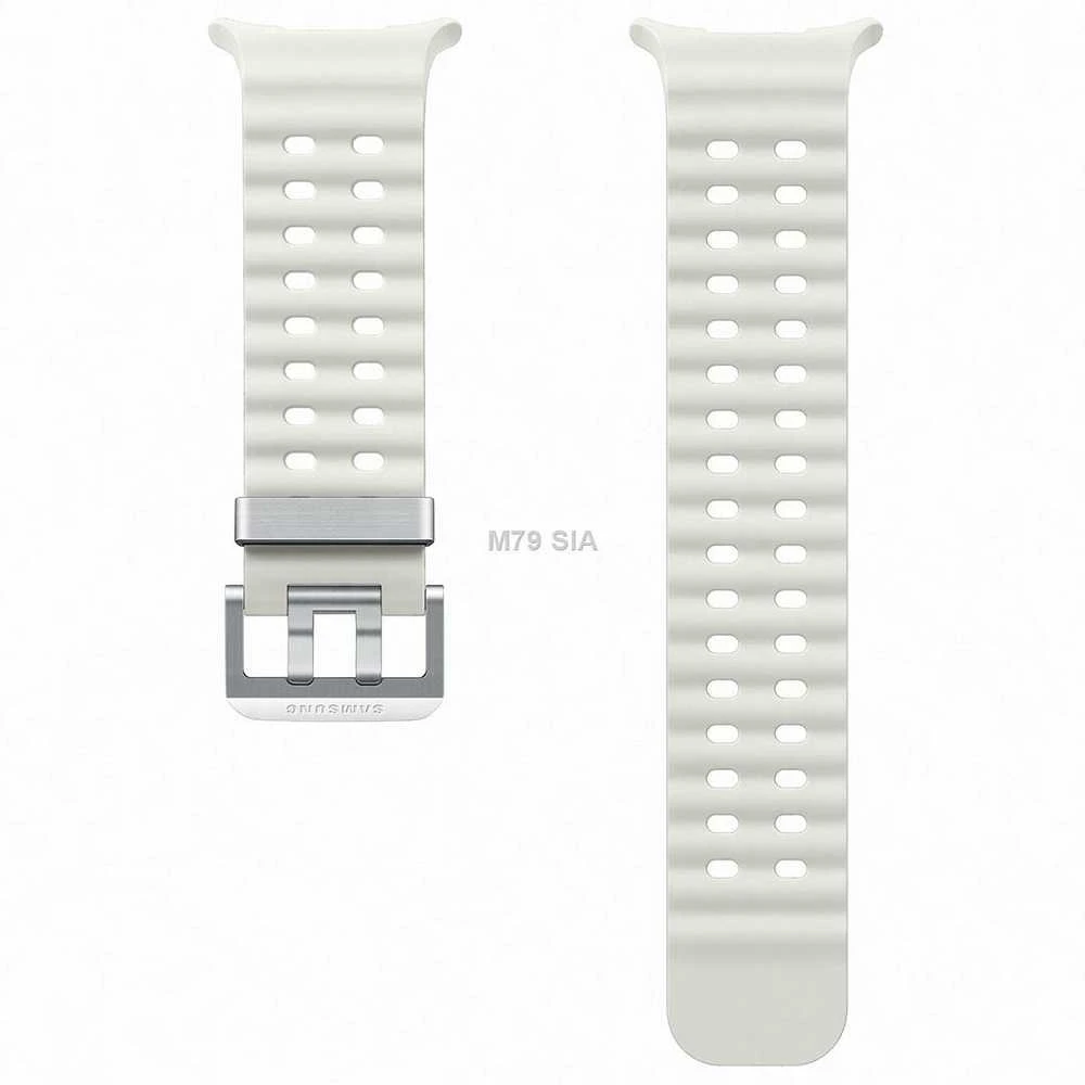 Originali apyrankė laikrodžiui Samsung Galaxy Watch Ultra (47mm) Marine Band (ET-SNL70MWEGEU) baltos spalvos