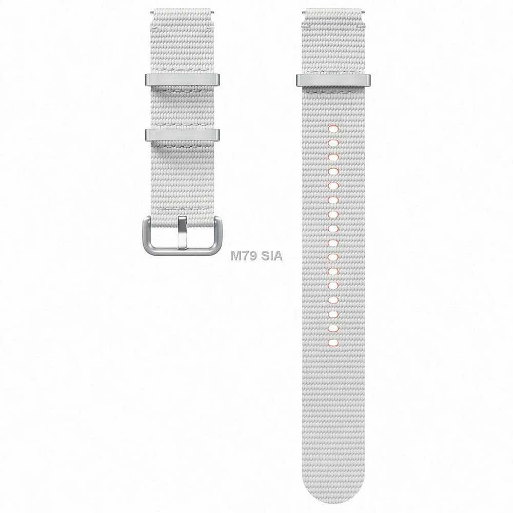 Originali apyrankė laikrodžiui Samsung Galaxy Watch 4 / 5 / 6 / 7 Athleisure Band (ET-SOL31LSEGEU) sidabrinės spalvos