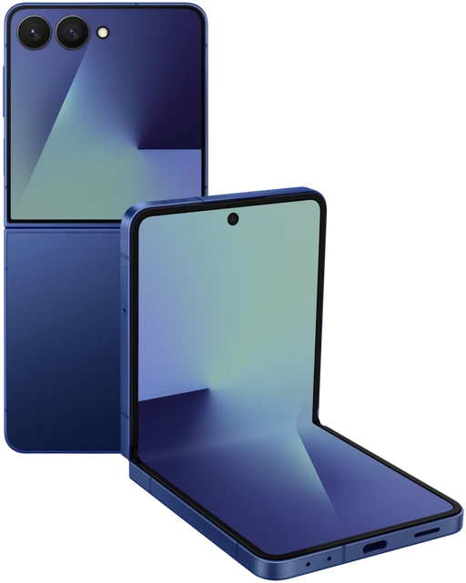 Samsung Galaxy Z Flip7 F766B 5G Dual Sim 12GB RAM 256GB – Mėlyna Shadow