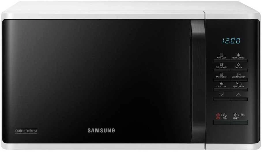 Mikrobangų krosnelė Samsung SAMSUNG MS23K3513AW/EN, microwave (Kolor: juoda/Kolor: balta)