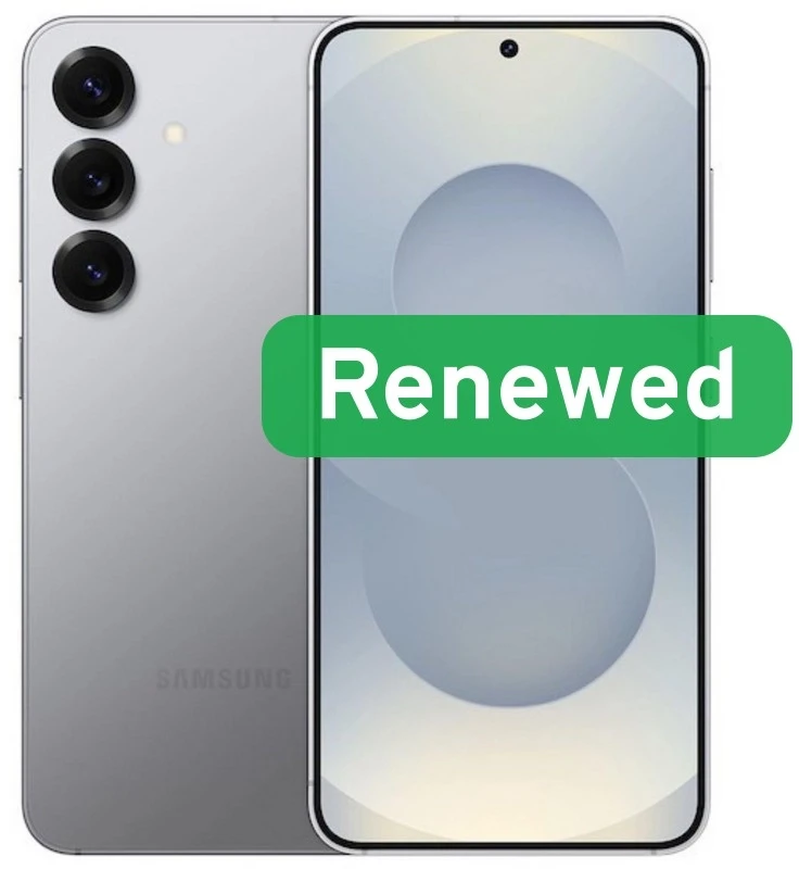 Samsung Renewed Samsung atnaujintas gamyklinės kokybės, sandariai įpakuotas | Galaxy S25 | Sidabrinis šešėlis | 6.2 " | 128 GB | 5G | O