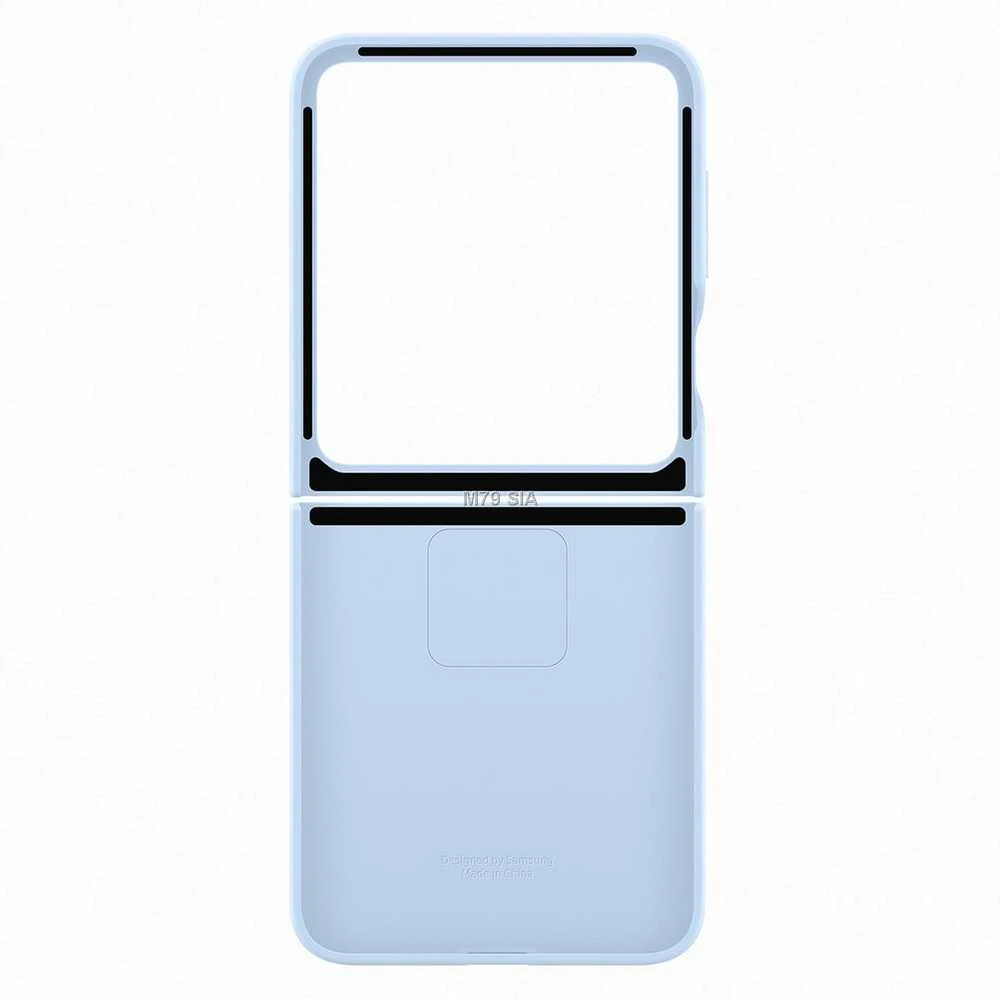 Samsung Galaxy Flip6/Flip7 FE Silikoninis dėklas with Ring Mėlyna