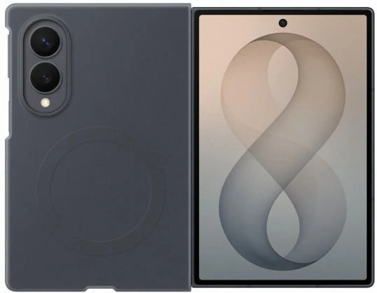 Dėklas EF971CBE Silicone Magnet Samsung Galaxy Fold 8, Juodas