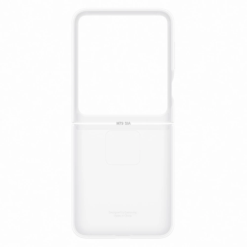 PF741TWEGWW Silikoninis dėklas Samsung Galaxy Flip7 FE, Baltas