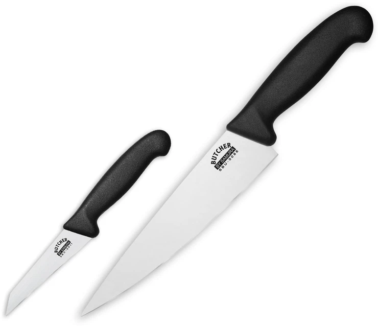 Samura Butcher Set of 2 kitchen knives: paring 91 mm Chef's 200mm from AUS 8 Japan steel 58 HRC
