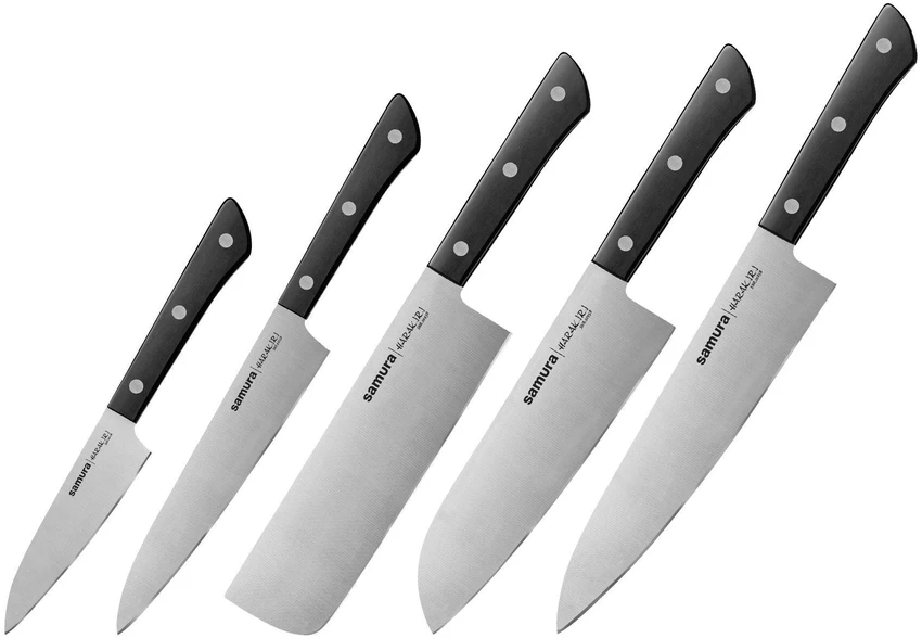 5 peilių rinkinys Samura Harakiri SHR-0250B