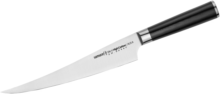 Samura MO-V Kitchen Perfect Fish filė peilis 240mm iš AUS 8 japoniško plieno 59 HRC