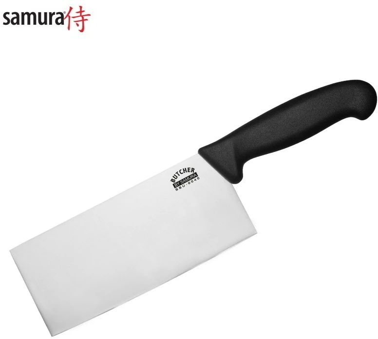 Samura Butcher universalus virtuvės kirtiklis 180 mm iš AUS 8 Japonijos plieno 58 HRC