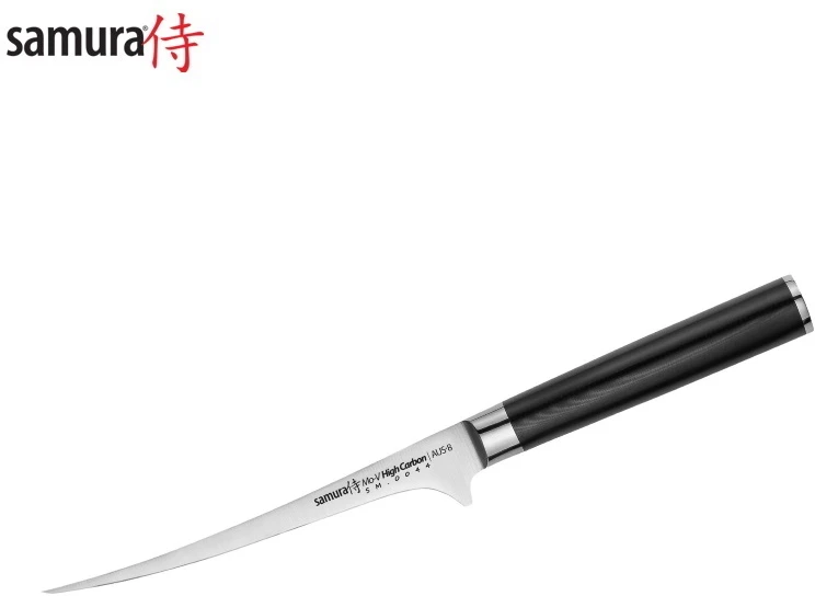 Samura MO-V Small Perfect filė peilis 5,5/139mm iš AUS 8 japoniško plieno 59 HRC