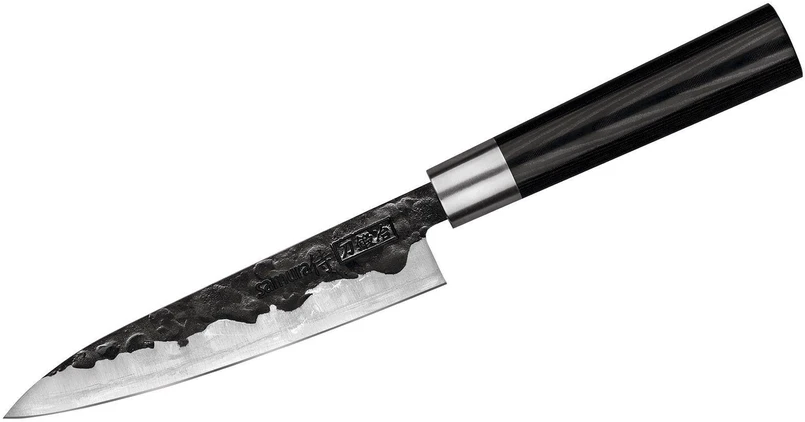 Samura BLACKSMITH universalus virtuvinis peilis 6,4"/162mm iš AUS 10 Kaltas plienas 58 HRC