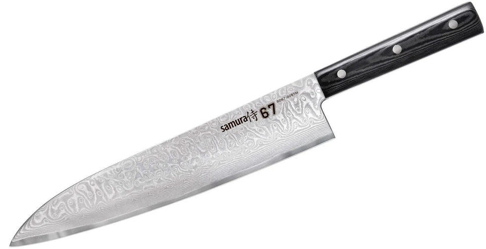 Damasko plieno Šefo peilis Samura 24 cm SD67-0087M