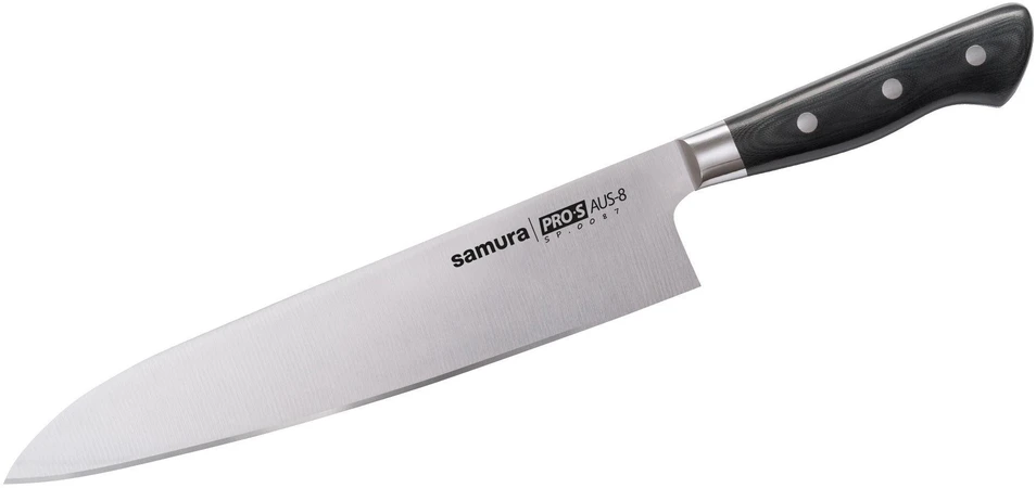 Samura PRO-S Grand Chef peilis 240mm iš AUS 8 japoniško plieno 58 HRC