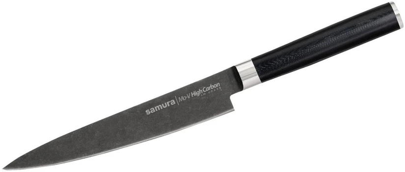 Samura MO-V Stonewash Univesal veidrodis 150 mm iš AUS 8 japoniško plieno 59 HRC