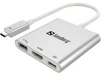 Sandberg USB-C mini dokas HDMI+USB