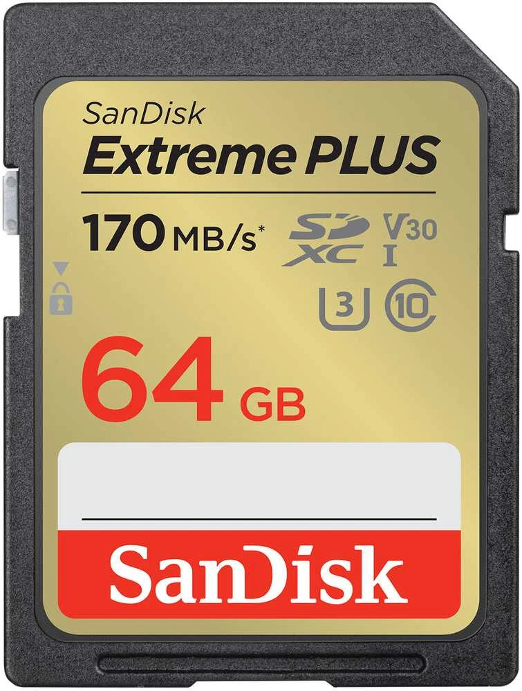 Atminties kortelė SanDisk Extreme Plus SDXC 64 GB