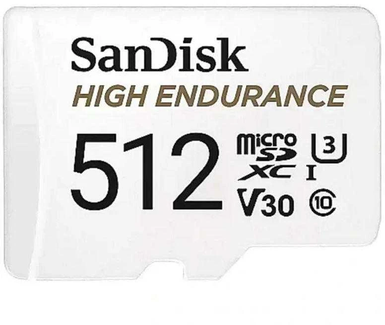 Atminties kortelė MicroSD Kortelė - SanDisk 512GB Klasės 10