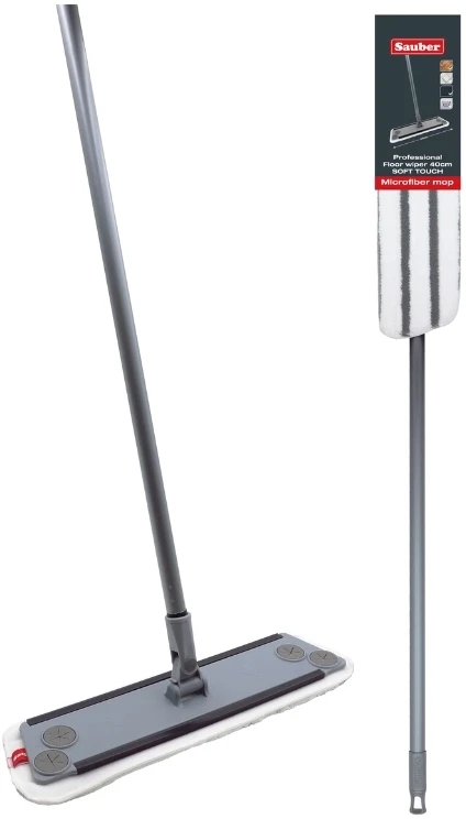 Grindų šepetys su dangalu Soft Touch Sauber 40cm
