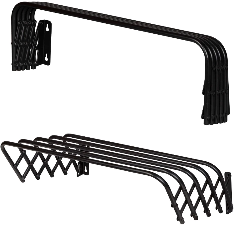Sieninis šviestuvas Allnet SAUBER 4m/80cm juodas 24801223