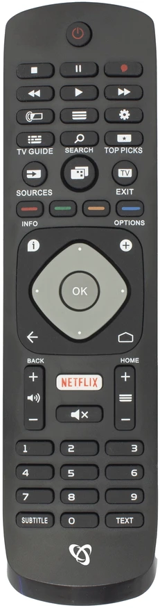 SBOX Remote Control for Philips TV, juodos spalvos (RC-01404)