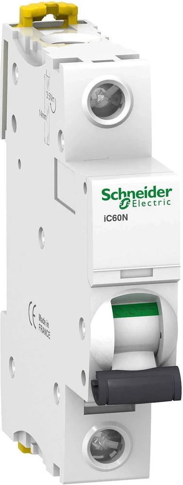 Automatinis jungiklis Schneider IC60N, 1P, C, 10A, 10kA