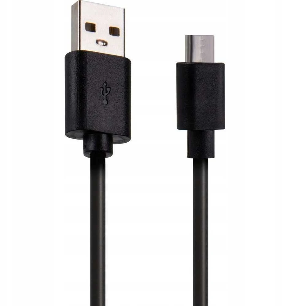 Setty laidas USB - microUSB 1,0 m 2A juodas R