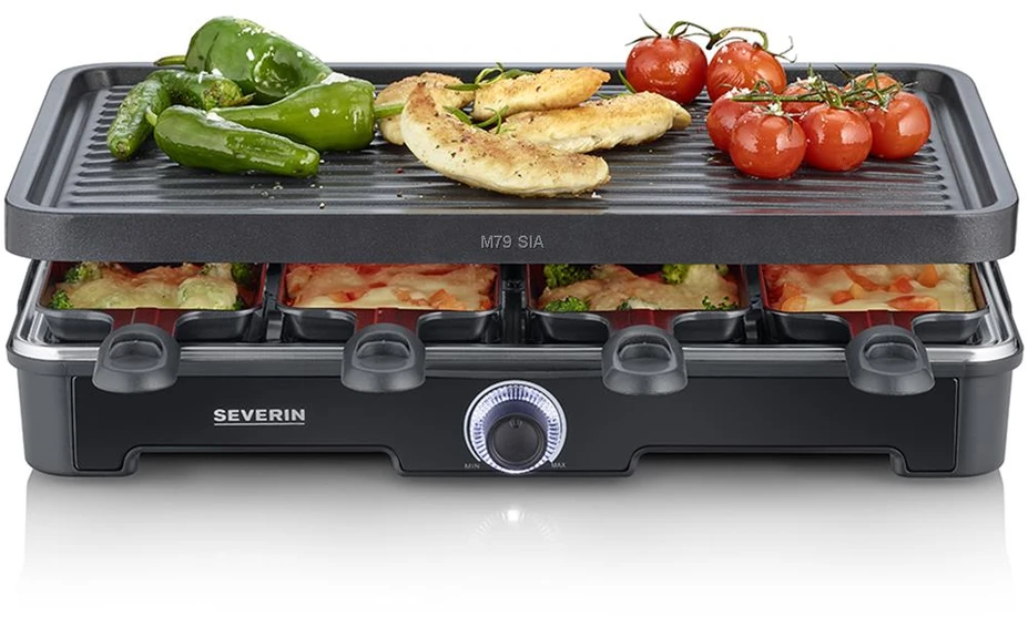 Namų ir Virtuvės Prietaisai - Severin Raclette RG 9670 8 asmenų reguliuojama temperatūra