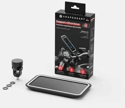 SHAPEHEART M10 dviračio veidrodėlis magnetinis telefono laikiklis motociklui ant veidrodėlio