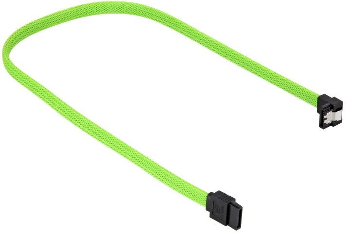 Sharkoon SATA 3 - 0.45 m - SATA III - SATA 7-pin - SATA 7-pin - Male/Male - Juodas,Žalias