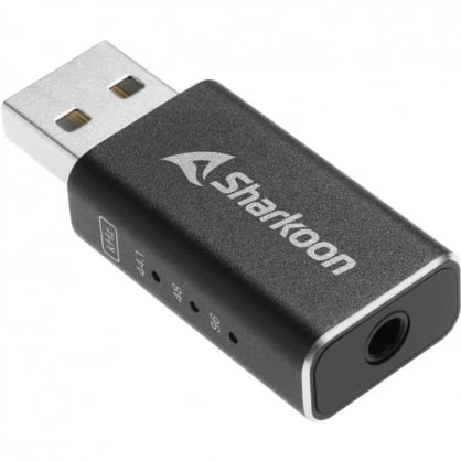 Sharkoon Gaming DAC Pro S V3, Garso plokštė - juodas