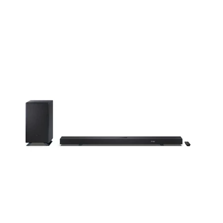Namų kino sistema „Sharp“ | 5.1.2 „Dolby Atmos“ / „DTS:X“ garso juosta su belaidžiu žemųjų dažnių garsiakalbiu | HT-SBW55121(BK) | „Bluetooth“