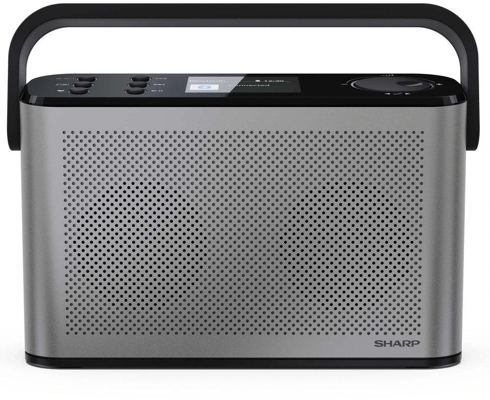 Sharp OSAKA Stereo Portable Digital Radio | DR-P540(GY) | USB port | Bluetooth | FM radio | Belaidė jungtis
