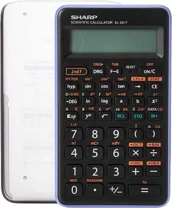 Mokyklinis skaičiuotuvas Sharp EL-501TVL violetinis