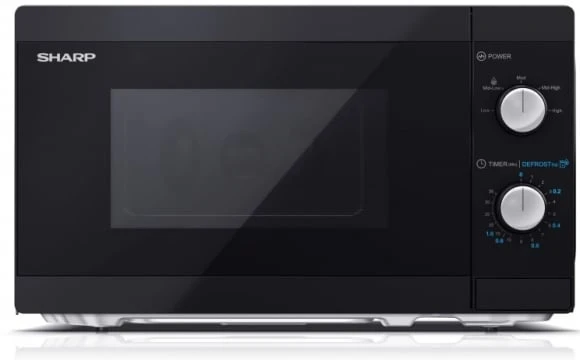 Mikrobangų krosnelė Sharp YC-MS01E-B 20L, 800W, Juoda