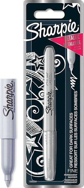 Markeris Sharpie Metallic Fine Sidabrinis - 1986004