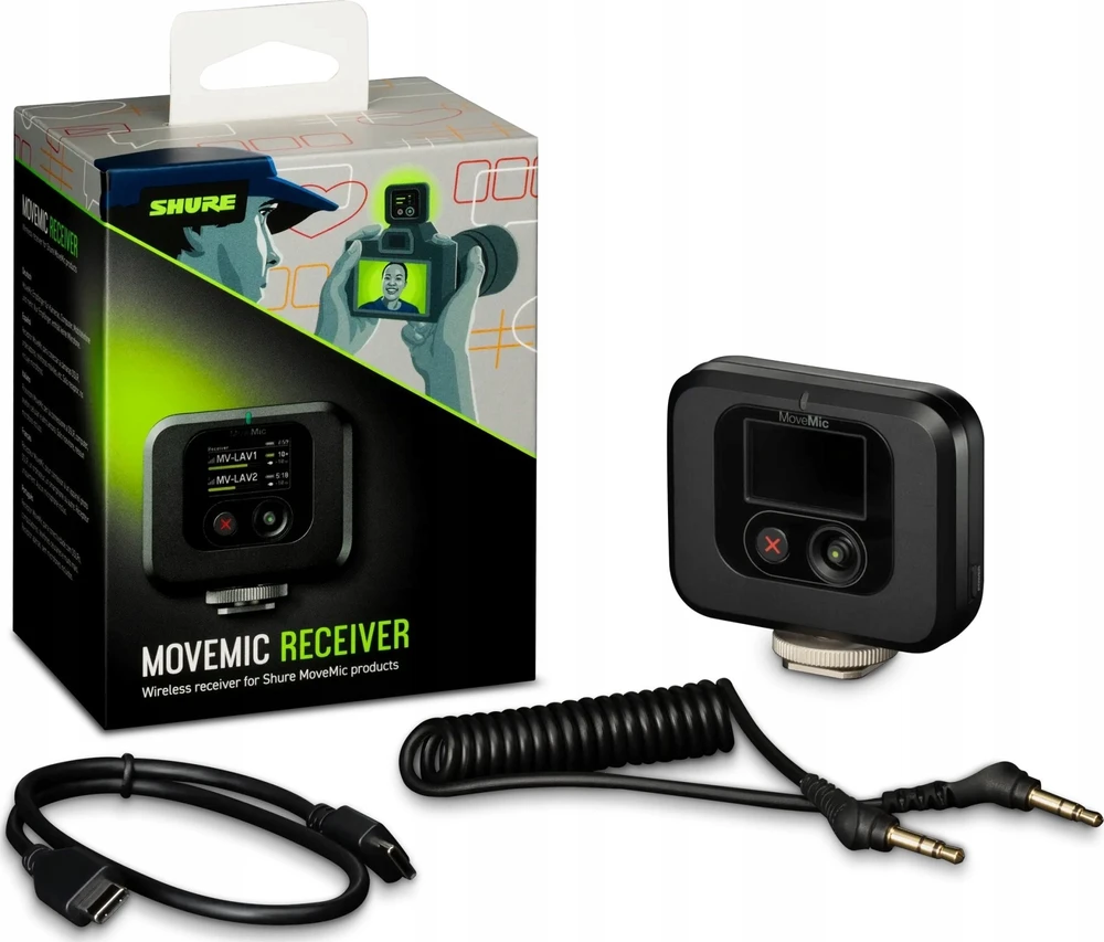Shure belaidis imtuvas, skirtas MoveMic | MV-R-Z6