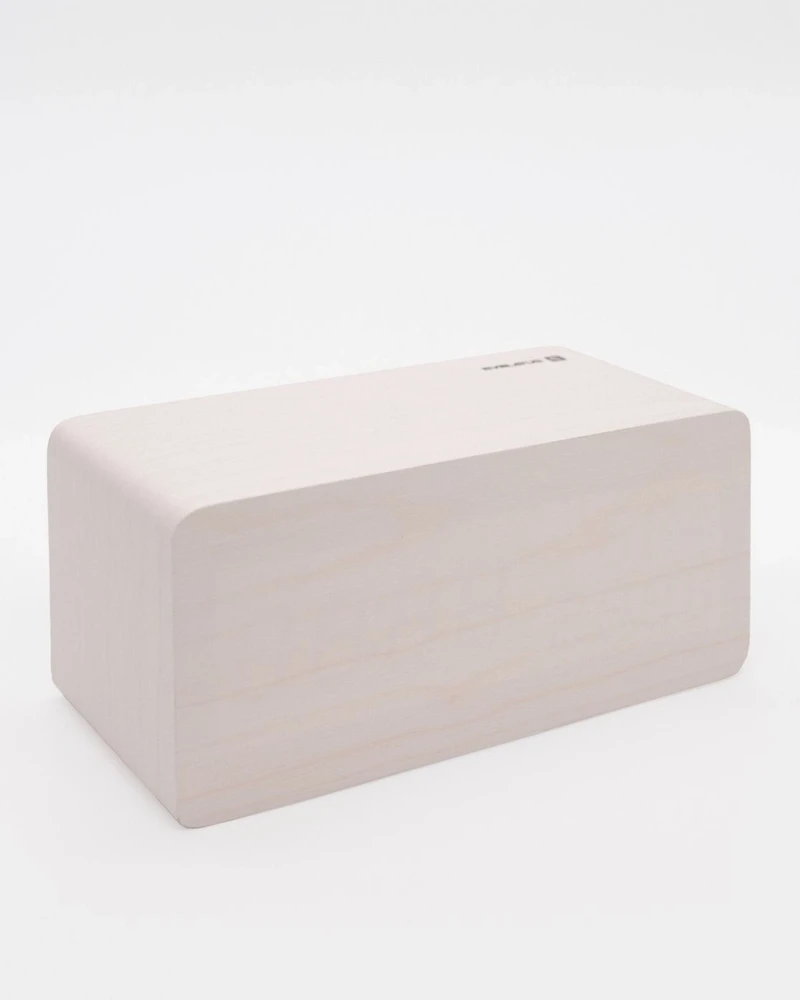Evelatus EMC01 Digitāls Koka kubs Pulkstenis Modinātājs uzrāda mitrumu temperatūru + USB lādētājs Balts