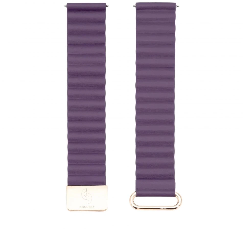 „Araree Siksniņa Connect“ 22 mm kortikalinės nugarėlės sagties, magnetinio prisisiurbimo laikrodžio dirželis (130 mm, M/L), tamsiai raudonas, vyšninės spalvos, CONUNI22CBM
