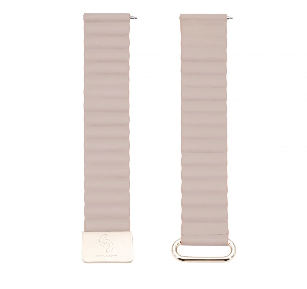 Araree Dirželis Connect 22 mm laikrodžio dirželis su magnetine prisisiurbimo sagtimi gale (130 mm M/L) chaki spalvos