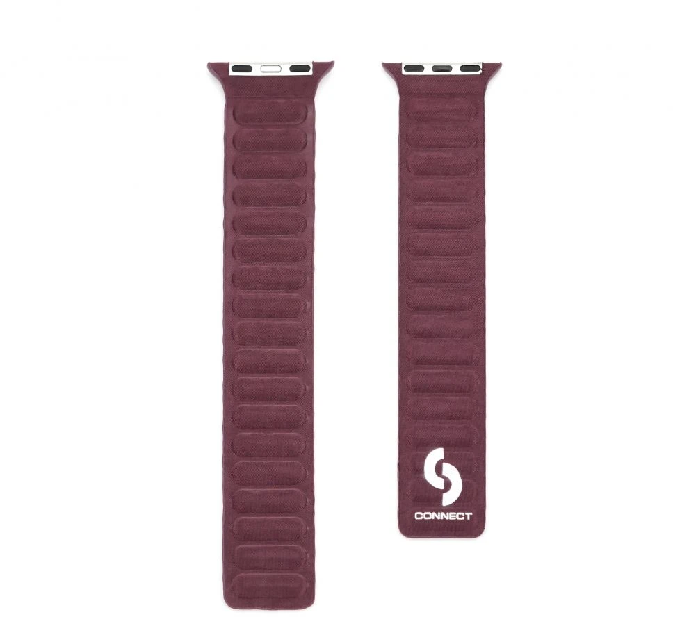 Riduria Connect plonas austas magnetinis dirželis su jungtimi, sidabrinis, 42/44/45 mm