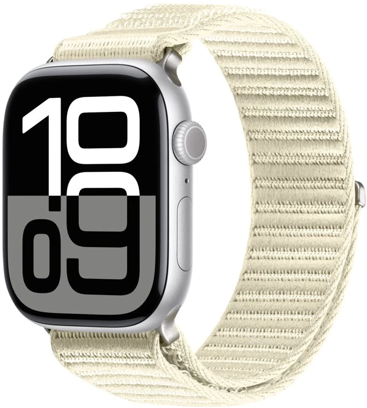 Dux Ducis Dirželis Dux Ducis Apple Watch 38/40/41/42MM YE Nylon Braided Loop Wrist Strap Starlight