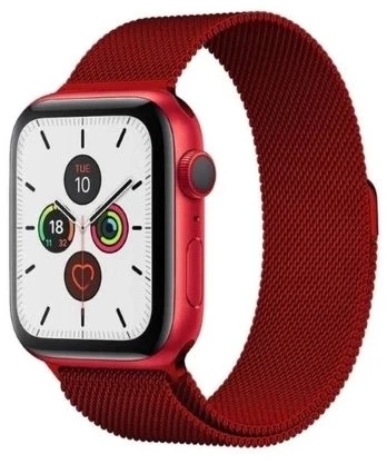 Išmaniojo laikrodžio Apple 7/8 magnetinis Hurtel dirželis, Raudonos spalvos, 41mm