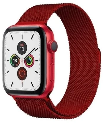 Išmaniojo laikrodžio Apple 7/8 magnetinis Hurtel dirželis, Raudonos spalvos, 41mm