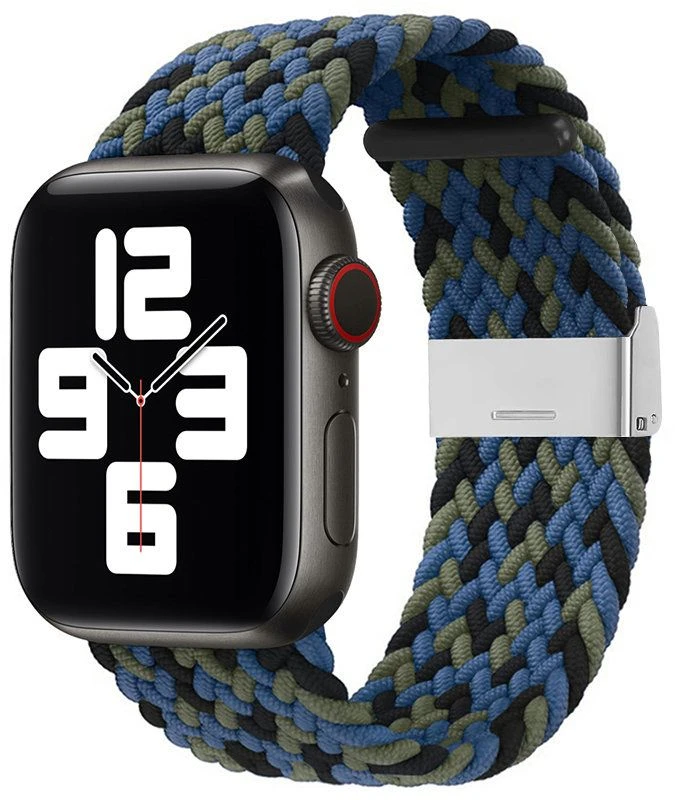 Išmaniojo laikrodžio Apple 2/3/4/5/6/7/SE pintas Hurtel dirželis, Mėlynos spalvos, 40/41/38mm