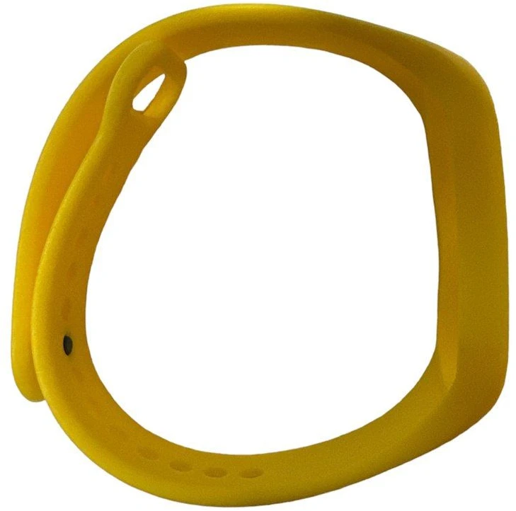 iLike iWear universalus silikoninis dirželis, skirtas išmaniųjų apyrankių modeliams – SM6 SM7 SM8 (18x250mm) Geltona