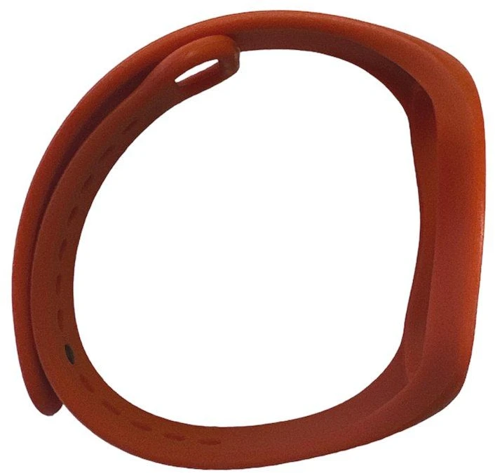 iLike iWear universalus silikoninis dirželis išmaniųjų apyrankių modeliams – SM6 SM7 SM8 (18x250mm) Raudonas