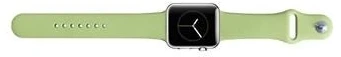Snaige Siksniņa Snaige Apple Silicone Strap For Apple Watch 42mm Žalias TIW42MMSTGREE