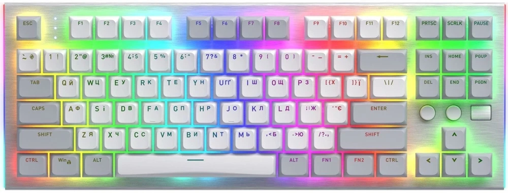 Silentiumpc Hator HTK561UA Gravity TKL Klaviatūra Mirror EN/UA/EN