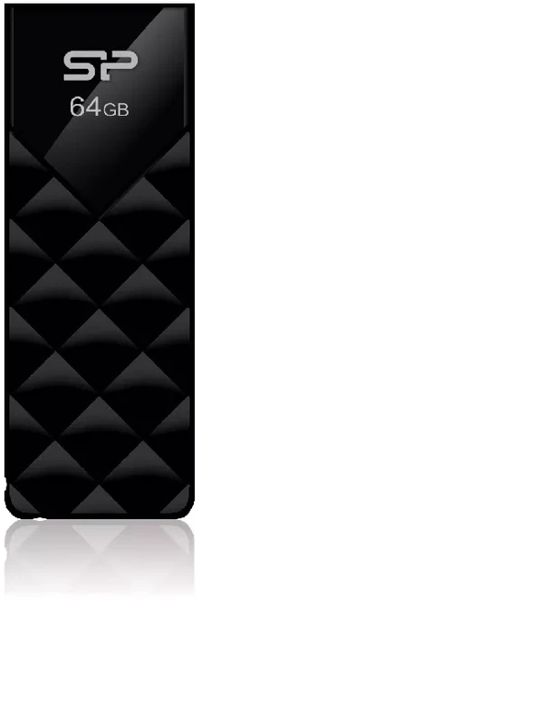 USB Atmintinė - Silicon Power Ultima U03 64 GB Juoda