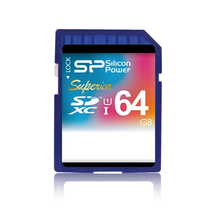 Silicon Power atminties kortelė SDXC 64GB Elite