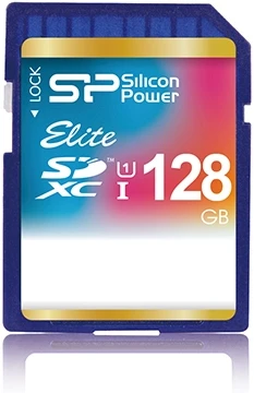 Atminties kortelė - Silicon Power Elite 128 GB SDXC UHS-I Atminties kortelė